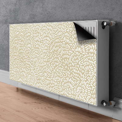 Magnetisk radiatorkåpa Beige Boho-tårar