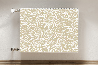 Magnetisk radiatorkåpa Beige Boho-tårar