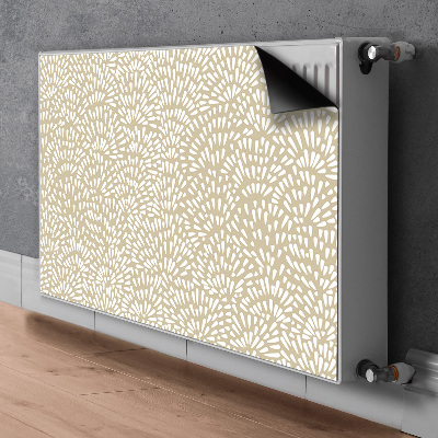 Magnetisk radiatorkåpa Beige Boho-tårar