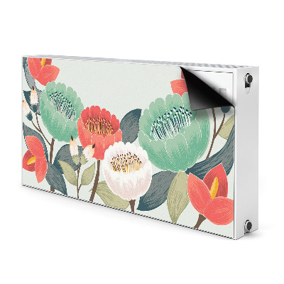 Magnetisk radiatorkåpa Vårblommor