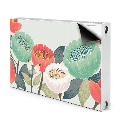 Magnetisk radiatorkåpa Vårblommor