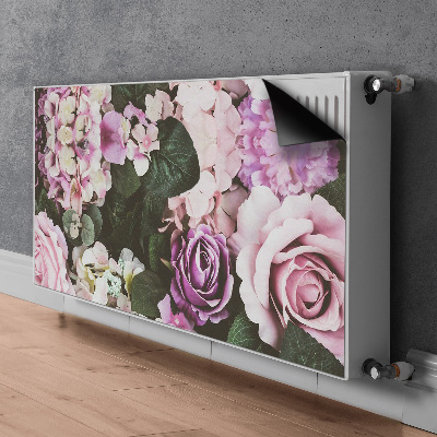 Magnetisk radiatorkåpa Barockblommor