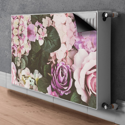 Magnetisk radiatorkåpa Barockblommor