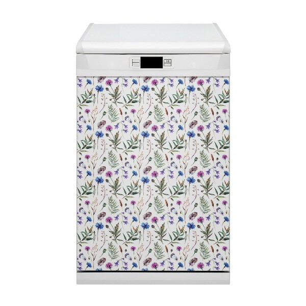 Dekorativ magnet för diskmaskin Blommor från ängen