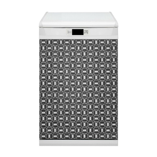 Magnet diskmaskinsmatta Geometriskt mönster