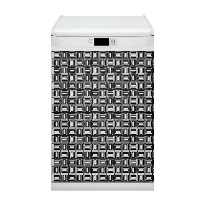 Magnet diskmaskinsmatta Geometriskt mönster