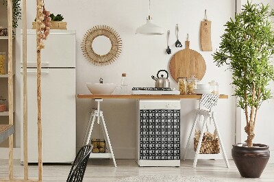 Magnet diskmaskinsmatta Geometriskt mönster