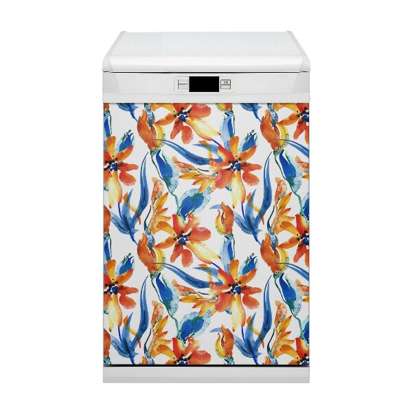 Magnet för diskmaskin Soliga blommor
