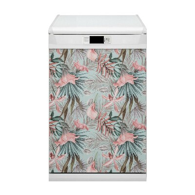 Magnet diskmaskinsmatta Pastellblommor