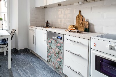 Magnet diskmaskinsmatta Pastellblommor