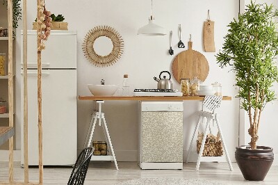 Magnet diskmaskinskåpa Beige Boho-tårar