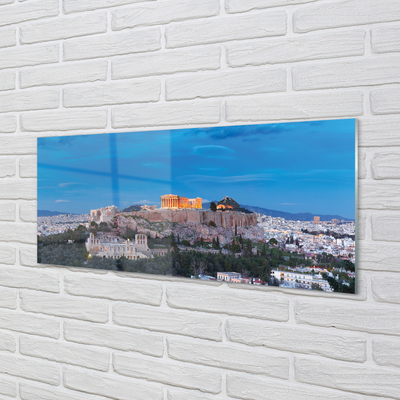 Plexiglas tavla Grekland Panorama över Aten