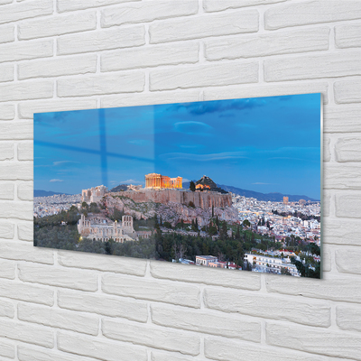 Plexiglas tavla Grekland Panorama över Aten