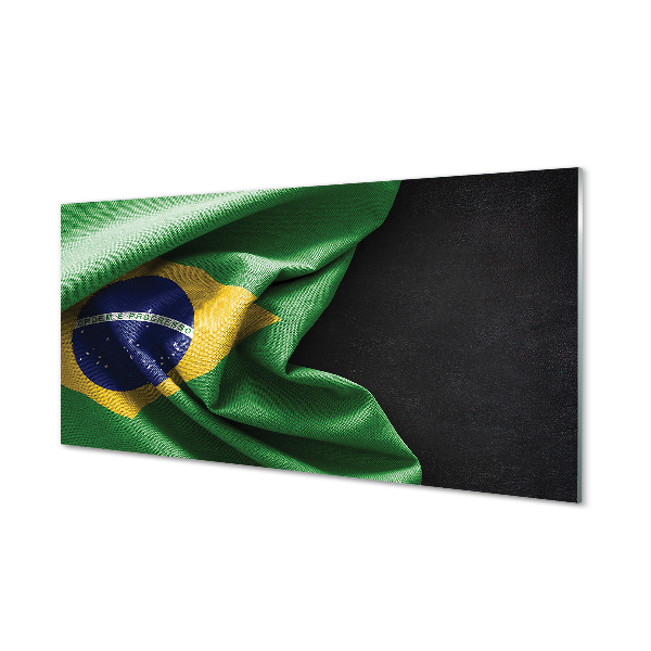 Akrylglas bild Brasilien flagga