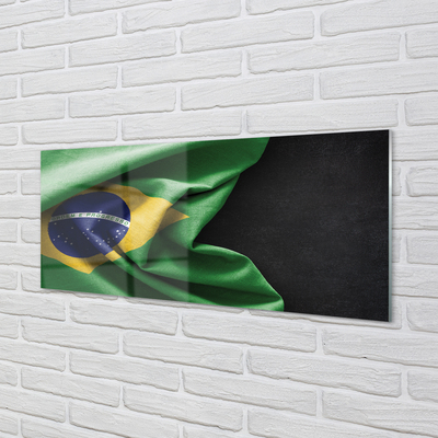 Akrylglas bild Brasilien flagga