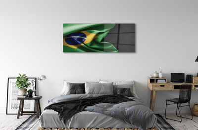 Akrylglas bild Brasilien flagga