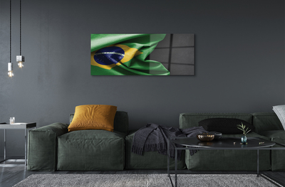 Akrylglas bild Brasilien flagga