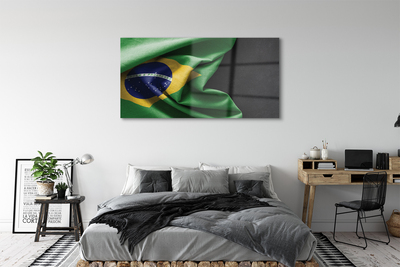 Akrylglas bild Brasilien flagga