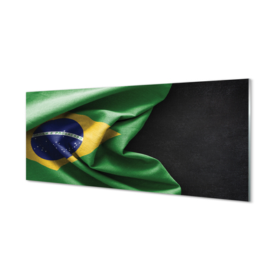 Akrylglas bild Brasilien flagga