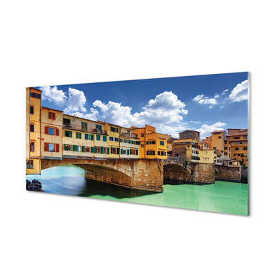 Bild på akrylglas Italien överbryggar flodbyggnader