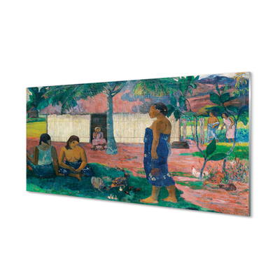 Plexiglas tavla No te aha oe riri (Varför är du arg?) - Paul Gauguin