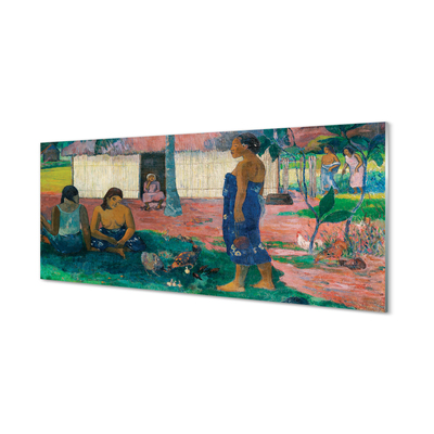 Plexiglas tavla No te aha oe riri (Varför är du arg?) - Paul Gauguin