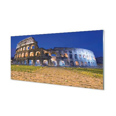 Tavla plexiglas Rom Sunset Colosseum