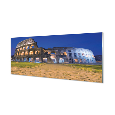 Tavla plexiglas Rom Sunset Colosseum