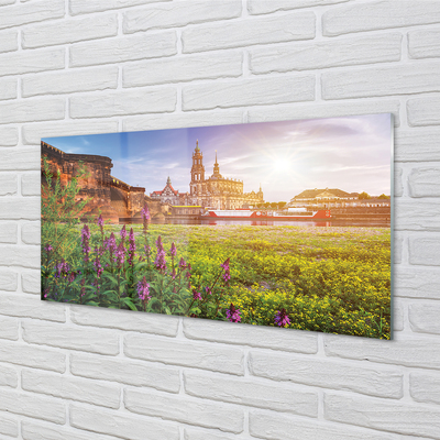 Akrylglas bild Tyskland Sunrise River