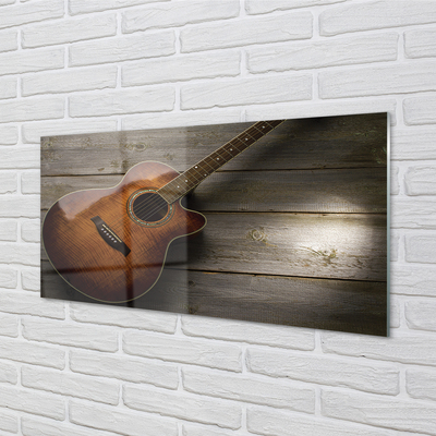 Plexiglas tavla Gitarr