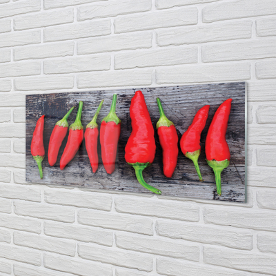 Plexiglas tavla röd paprika