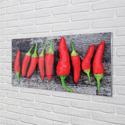 Plexiglas tavla röd paprika