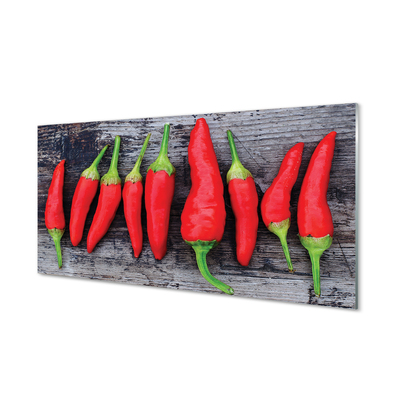 Plexiglas tavla röd paprika