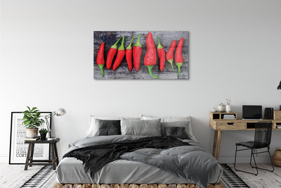 Plexiglas tavla röd paprika