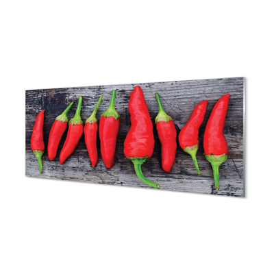 Plexiglas tavla röd paprika