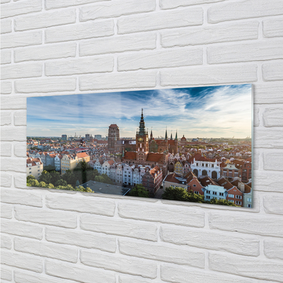 Plexiglas tavla Gdańsk Panoramakyrka