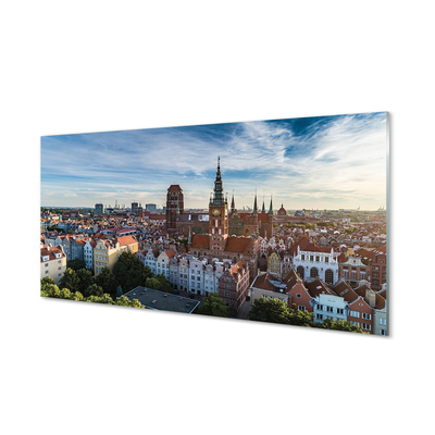 Plexiglas tavla Gdańsk Panoramakyrka