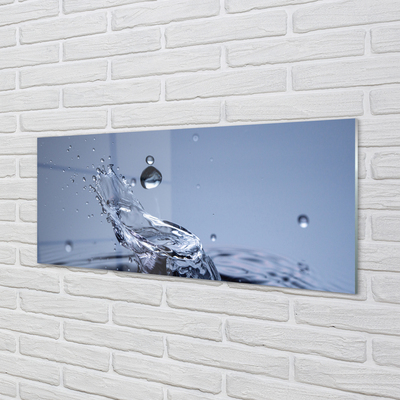 Bild på akrylglas Vattendroppe makro