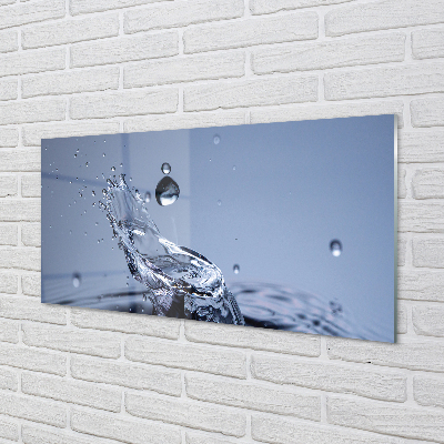 Bild på akrylglas Vattendroppe makro
