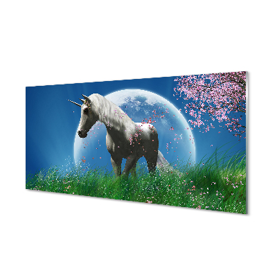 Akryltavla Unicorn moon box