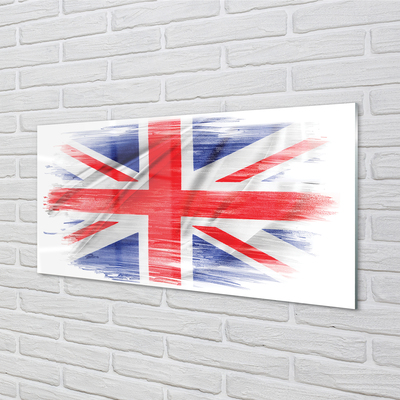 Tavla plexiglas Storbritanniens flagga