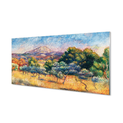 Akrylglas bild Mount Saint Victoria - Pierre Auguste Renoir