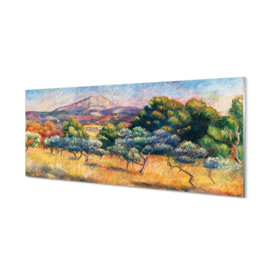 Akrylglas bild Mount Saint Victoria - Pierre Auguste Renoir