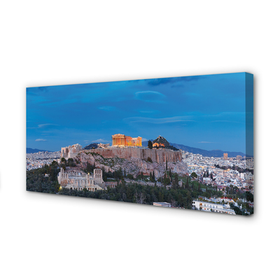 Bild på canvas Grekland Panorama över Aten