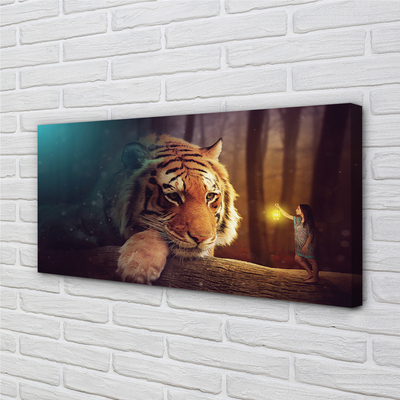 Fototryck canvas Tigerskogsman