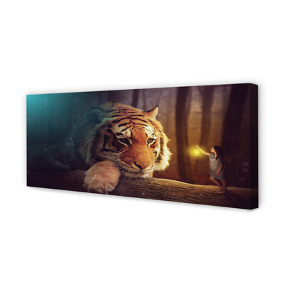 Fototryck canvas Tigerskogsman