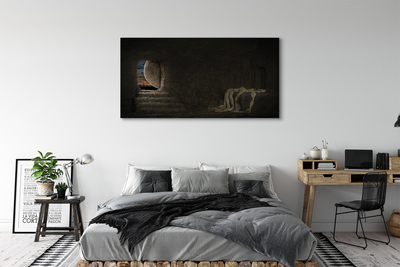 Fototryck canvas Grotta av kors