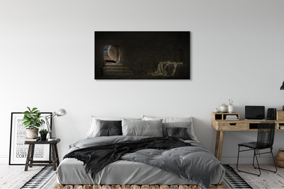 Fototryck canvas Grotta av kors