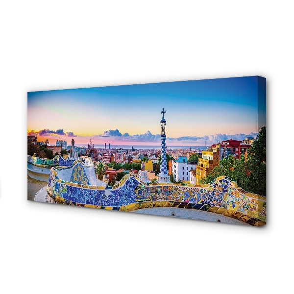 Canvas bild Spanien Stadspanorama