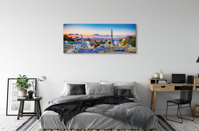 Canvas bild Spanien Stadspanorama